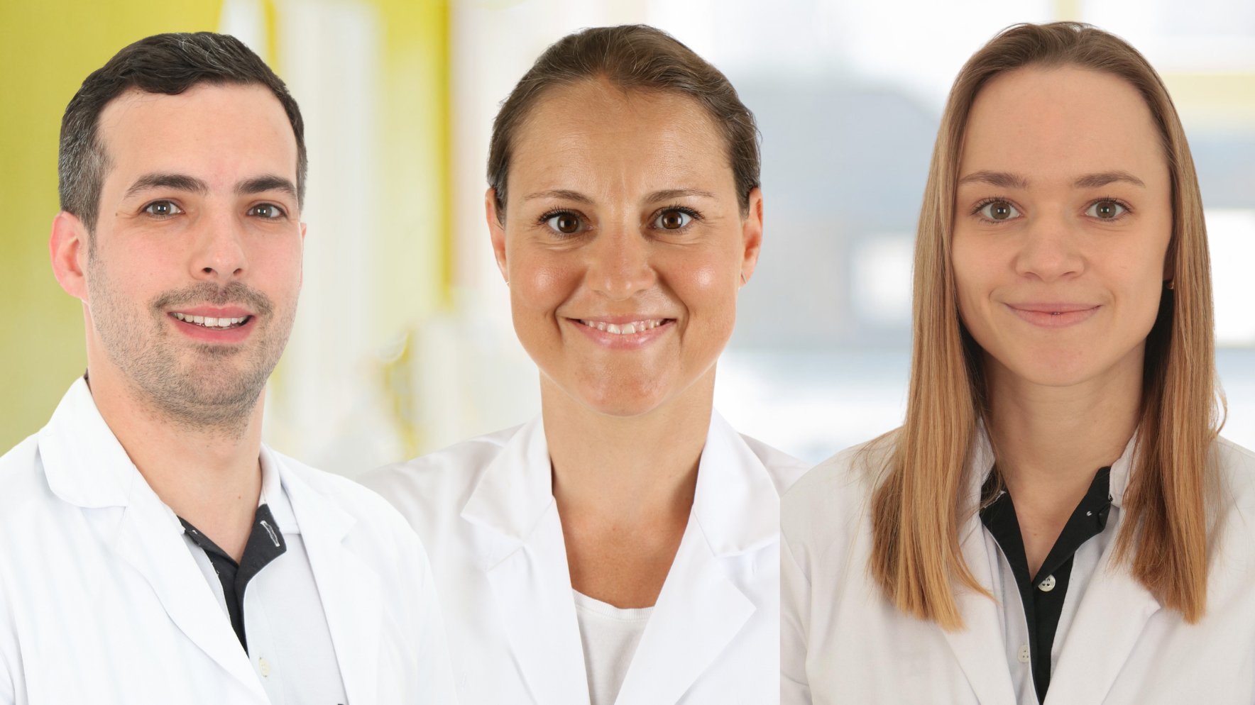 v.l.n.r. Dr. med. Ilan Rosenblum, Dr. med. Lisa-Marie Schupp, Dr. med. univ. Carola Hanreich