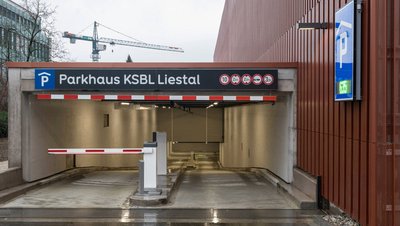 Neues Parkhaus am KSBL in Liestal geht in Betrieb