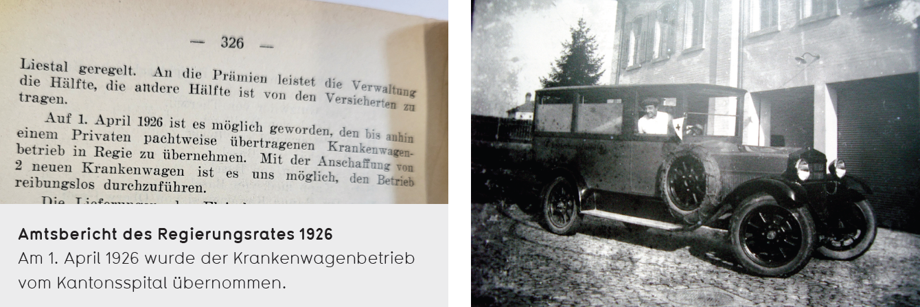 KSBL Krankenwagen ab April 1926